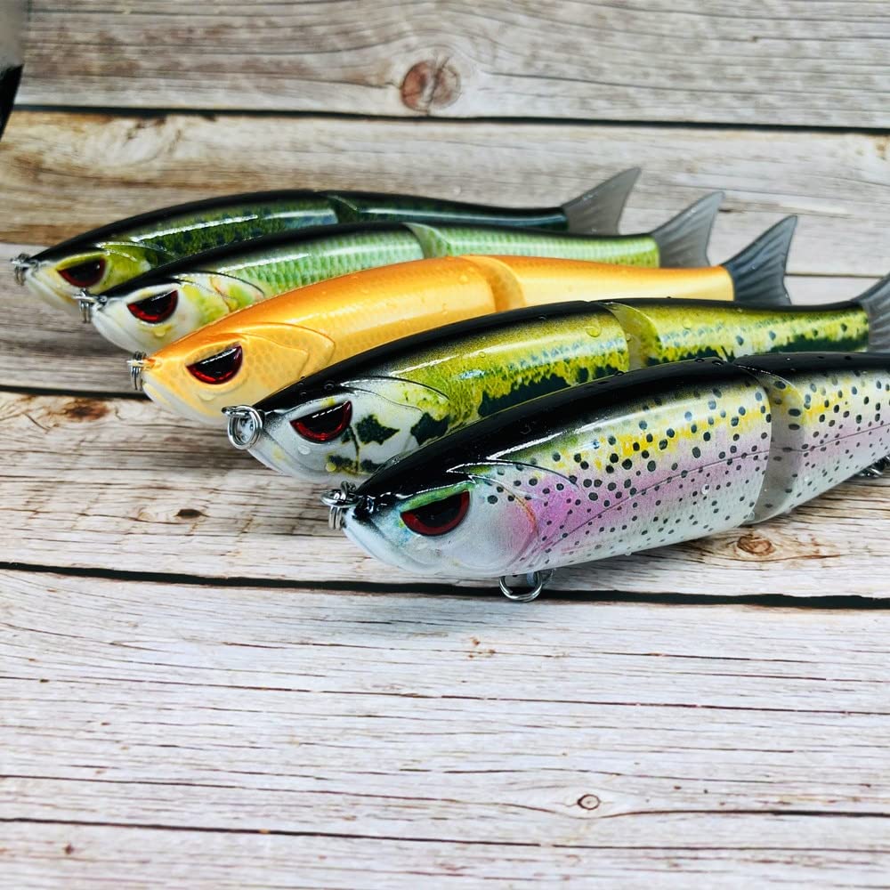 Amazon | 3 個ビッグサイズグライドベイトリアルなマルチジョイント